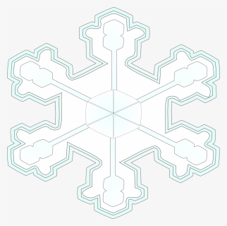 Snowflake, Blue, Crystal, Weather, Snow, Frozen, Ice - Snowflake Clip Art, HD Png Download, Transparent PNG