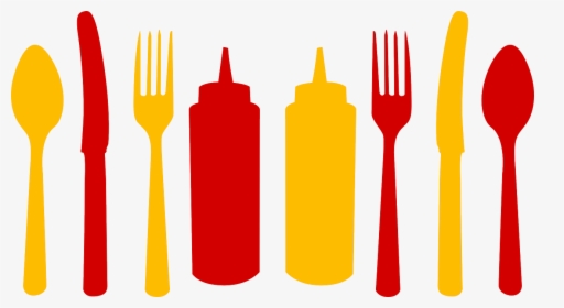 Ketchup And Mustard Bottles Clipart, HD Png Download, Transparent PNG