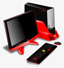 Computer Pc Free Download Png - Gaming Computer Clipart, Transparent Png, Transparent PNG