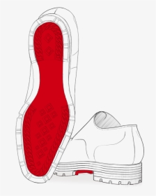 Transparent Sneaker Clipart - Louboutin Shoes Draw Men, HD Png Download, Transparent PNG