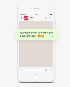 Iphone - Mensagem Whatsapp Png, Transparent Png, Transparent PNG