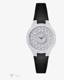 Graff Disco Butterfly White Gold & Diamonds Ladies - Graff Watch Butterfly Silhouette, HD Png Download, Transparent PNG