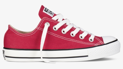 All Star Converse Classic In Red Casual Shoe - Red Low Top Converse Womens, HD Png Download, Transparent PNG