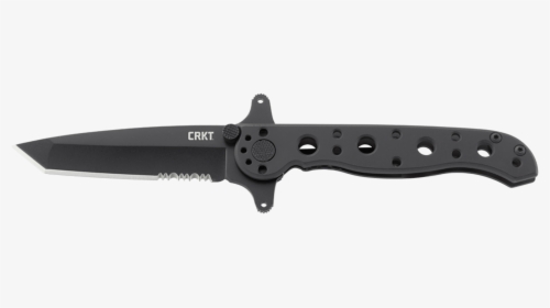10ksf Tanto Black With Triple Point™ Serrations Stainless - Utility Knife, HD Png Download, Transparent PNG