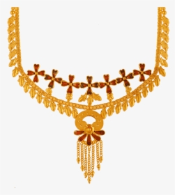 Chandra Jewellers 22kt Yellow Gold Necklace For Women - Pc Chandra Jewellers In Malda, HD Png Download, Transparent PNG