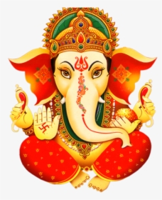 Colour Ganesh Clip Art, HD Png Download, Transparent PNG