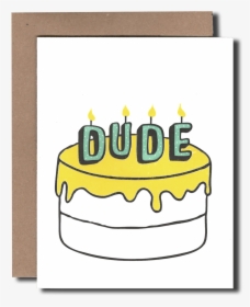 Dude Cake - Birthday Cake, HD Png Download, Transparent PNG