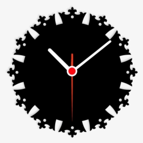 Balaji Times Wall Clock Clock088 - Flower Flower Shape Silhouette, HD Png Download, Transparent PNG