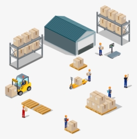 Transparent Warehouse Png - Warehouse Process Icon, Png Download, Transparent PNG