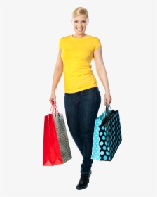 Women Shopping - Woman Shopping Bags Png, Transparent Png, Transparent PNG