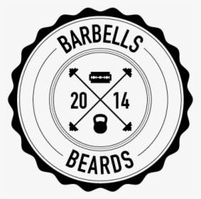 Barbells & Beards - Label Cup Cake, HD Png Download, Transparent PNG