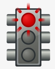 Clipart Red Light - Traffic Light Red Sign, HD Png Download, Transparent PNG