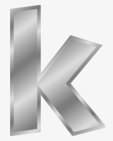 Effect Letter K - Letter K Silver Png, Transparent Png, Transparent PNG
