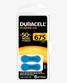 Aid Clipart Extra Battery - Duracell Hearing Aid 675, HD Png Download, Transparent PNG