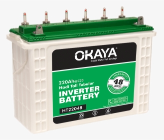 Okaya Tall Tubular Battery, HD Png Download, Transparent PNG