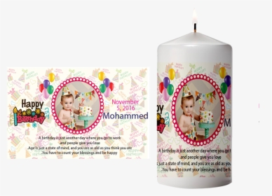 Happy Birthday Personalized Candles, HD Png Download, Transparent PNG