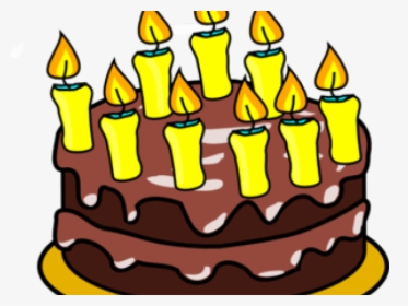 Birthday Candles Clipart Birthday Cake - Birthday Cake Clip Art, HD Png Download, Transparent PNG