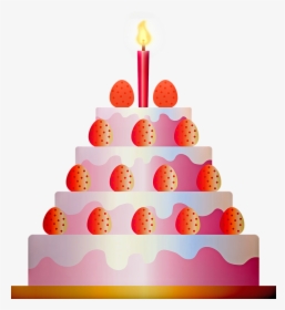 Birthday Cake, Happy Birthday, Cake, Birthday - Gateau D Anniversaire Png, Transparent Png, Transparent PNG