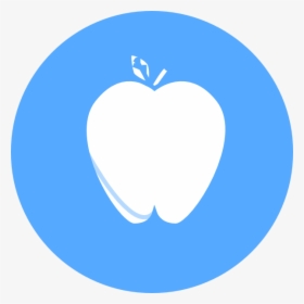 Blue Circle Apple Svg Clip Arts - Generic Social Media Icon, HD Png Download, Transparent PNG