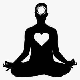 Transparent Yoga Clipart Images - Meditation Images Black And White, HD Png Download, Transparent PNG