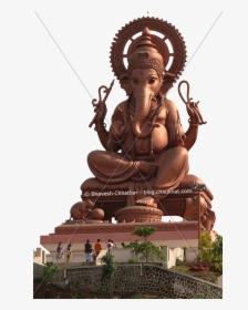 Begdewadi Ganpati Temple [huge Statue] - Begdewadi Pune, HD Png Download, Transparent PNG