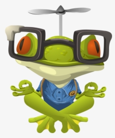 Yoga Frog Png, Transparent Png, Transparent PNG