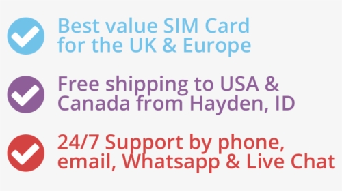 Best Value Phone Sim Car For The Uk & Europe - Electric Blue, HD Png Download, Transparent PNG