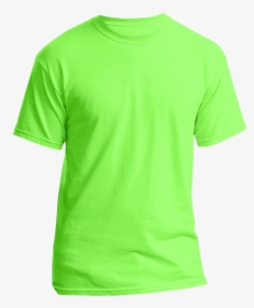 Transparent T Shirt Clipart Png - Yellow Green Plain T Shirt, Png Download, Transparent PNG