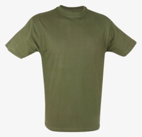 Plain Army Green T Shirt, HD Png Download, Transparent PNG