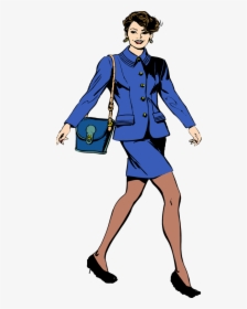 Business Woman Woman Fashion - Tall Woman Clip Art, HD Png Download, Transparent PNG