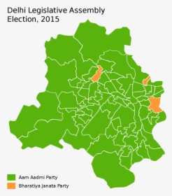 Delhi Lok Sabha Constituency Map, HD Png Download, Transparent PNG