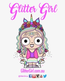 Glitter Girl - Glitter Girl - Youtube, HD Png Download, Transparent PNG