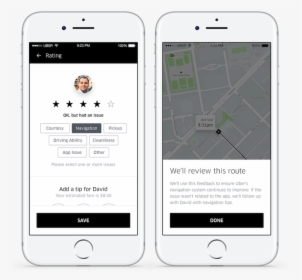 Uber Lets You Rate M - Uber Driver Rating, HD Png Download, Transparent PNG