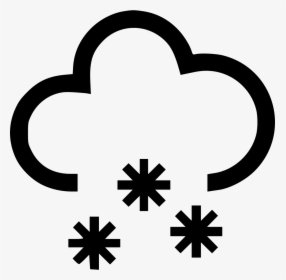 Weather Snow - Weather Snow Icon, HD Png Download, Transparent PNG