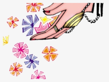 India Clipart Indian Welcome - Flower In Hand Clipart, HD Png Download, Transparent PNG