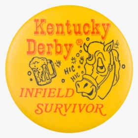 Kentucky Derby Infield Survivor Event Button Museum - Circle, HD Png Download, Transparent PNG