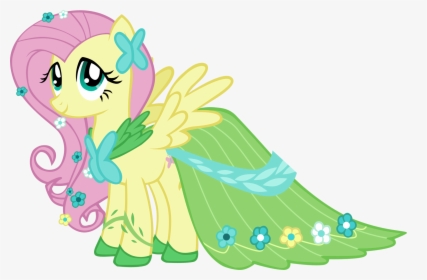 Can Anybody Draw A Fluttershy School Of Dragons How - My Little Pony Fluttershy Dress, HD Png Download, Transparent PNG