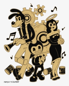 0 Replies 7 Retweets 14 Likes - Bendy And The Ink Machine Gears, HD Png Download, Transparent PNG