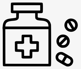 Drug Capsule Pill Medication Medicines Prescribe - Medical Bag Icon Png, Transparent Png, Transparent PNG