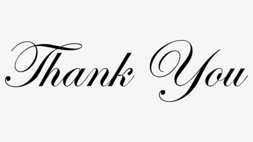 Formal Thank You Clipart, HD Png Download, Transparent PNG