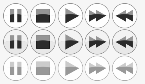 Buttons For Media Player, HD Png Download, Transparent PNG