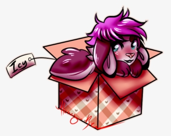 Icy In Box ~ Gifted By Queen - Cartoon, HD Png Download, Transparent PNG