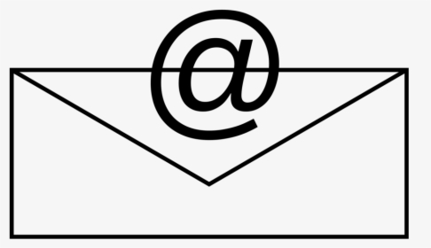 Email Address Computer Icons Download Internet - Rectangular Object Clip Art Black And White, HD Png Download, Transparent PNG