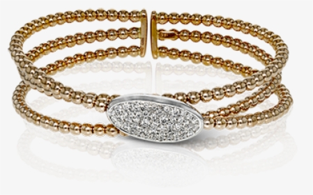 18k White & Rose Gold Bangle Bracelet Tipton S Fine - Bangle, HD Png Download, Transparent PNG