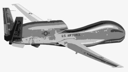 Drone, Global Hawk, Uav, Airplane, Military, Aircraft - Global Hawk Clip Art, HD Png Download, Transparent PNG