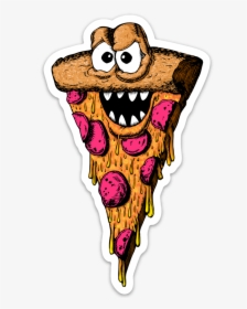 Image Of Pizza Monster Sticker - Pizza Monster Png, Transparent Png, Transparent PNG