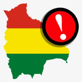 Bolivia Crisis - Bolivia Flag Map, HD Png Download, Transparent PNG