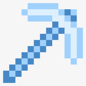 Collection Of Free Minecraft Vector Pickaxe Download - Minecraft Pickaxe, HD Png Download, Transparent PNG