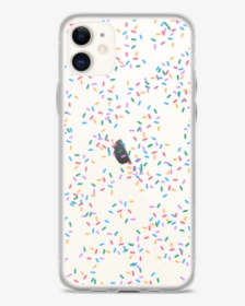 Iphone 11 Colorful Rainbow Sprinkles Clear Phone Case - Mobile Phone Case, HD Png Download, Transparent PNG