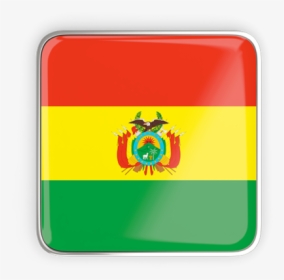 Square Icon With Metallic Frame - Bolivia Png, Transparent Png, Transparent PNG